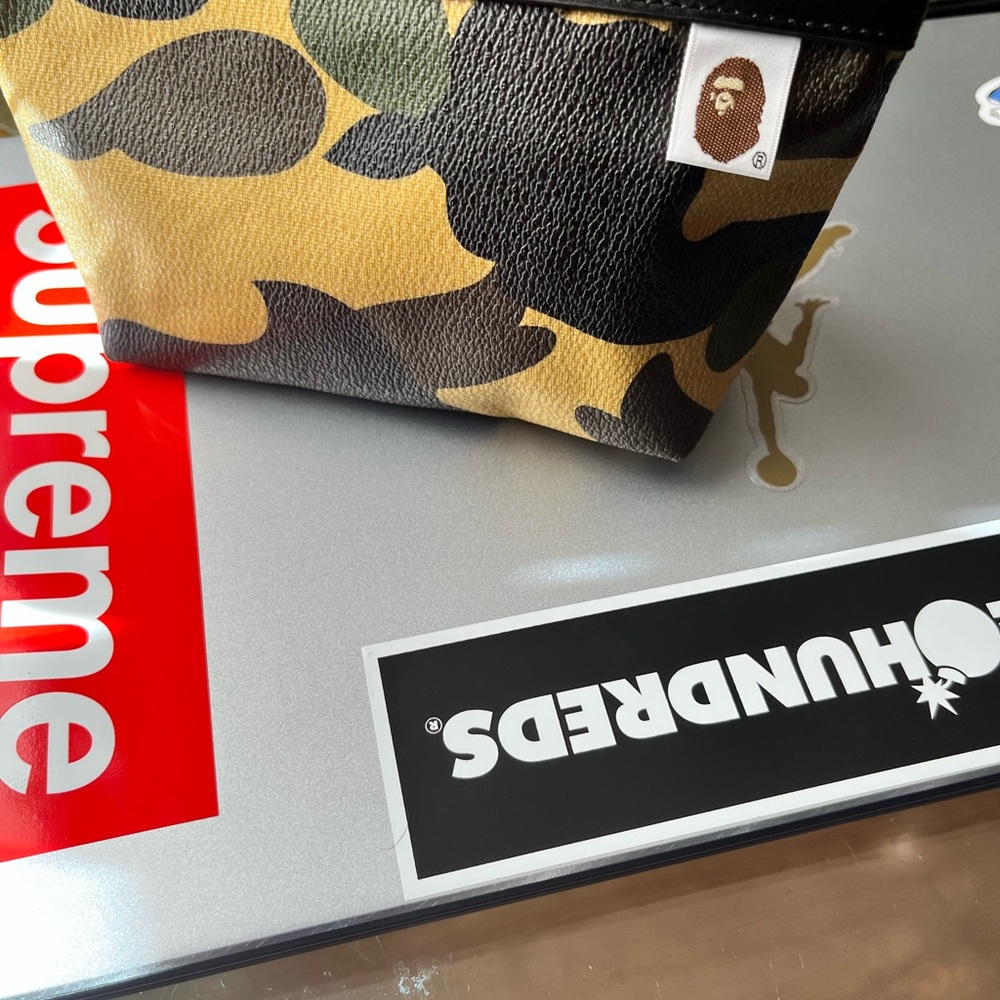 A bathing ape pouch